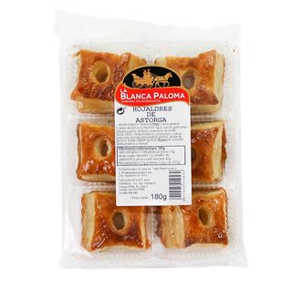 LA BLANCA PALOMA Hojaldre Miel 6Ud, 180G