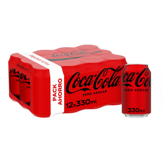 Coca-Cola Zero Azúcar 12x330ml Lata