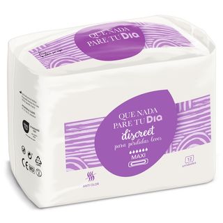 Compresas De Incontinencia Maxi Que Nada Pare Tu Dia Bolsa 12 Unidades