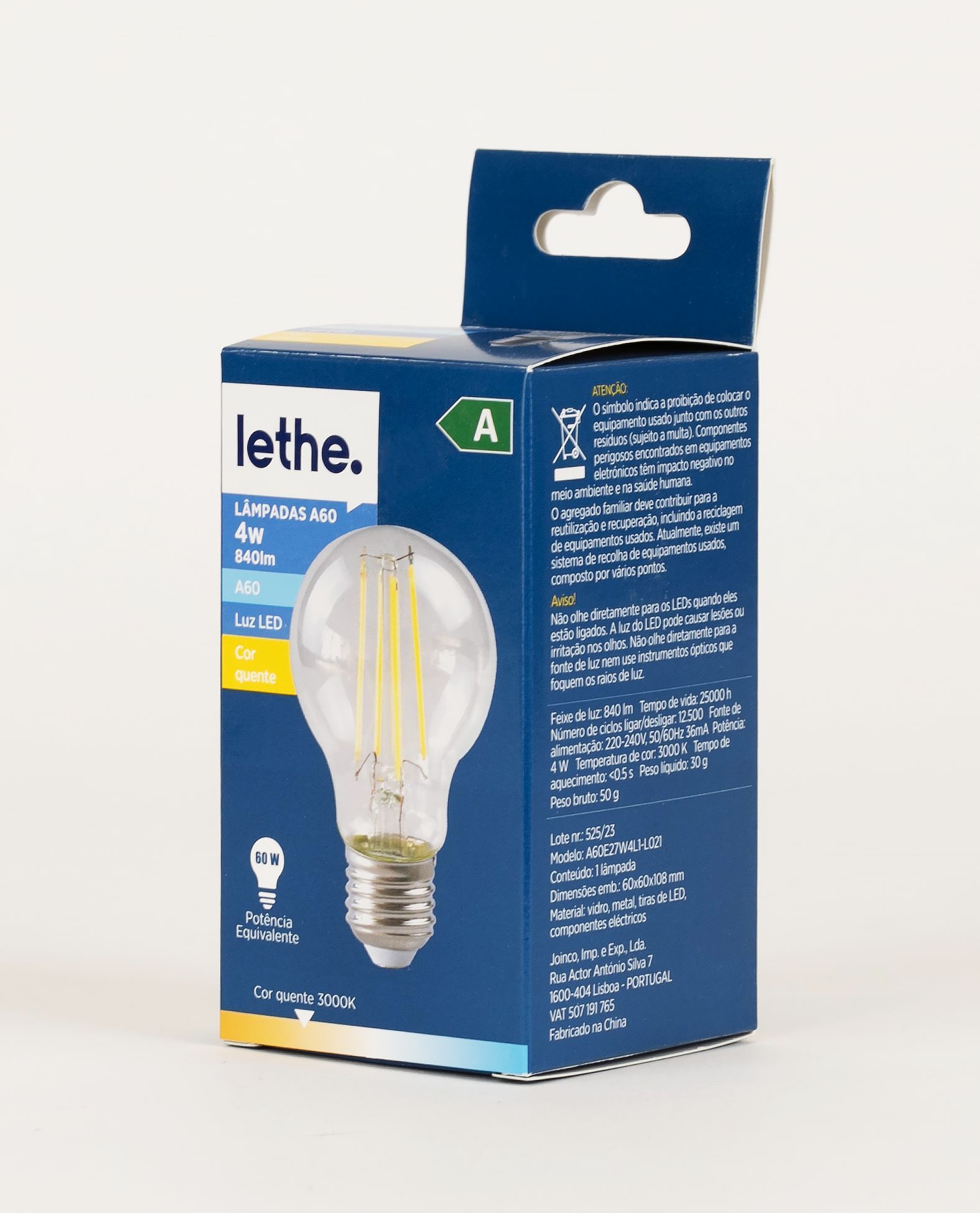 Iluminação, Pilhas e Energia