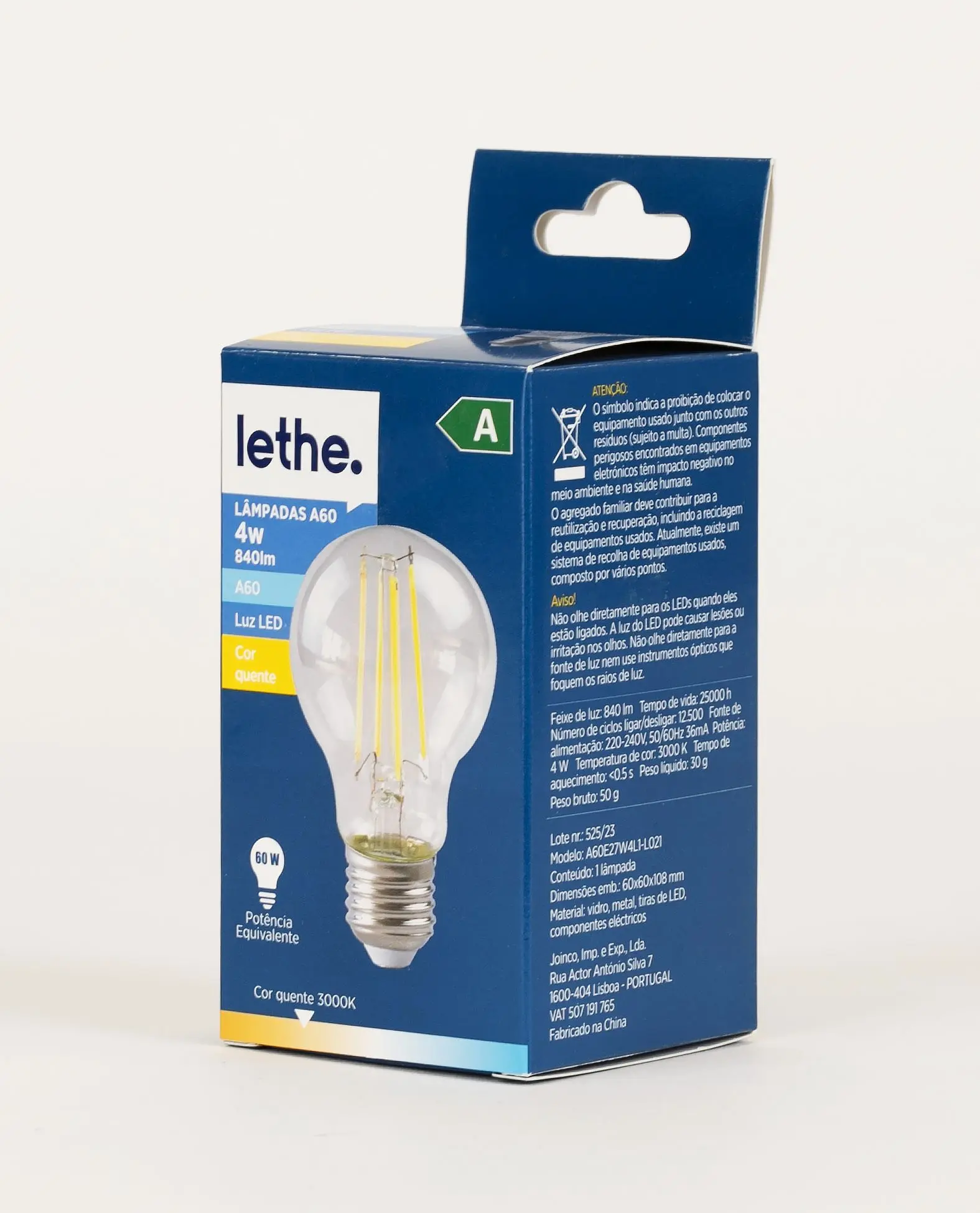 Iluminação, Pilhas e Energia