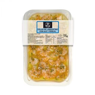 Colas De Langostino Con Ajo Y Perejil El Mercado175 Gr.