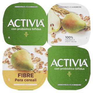 Activia Fibre Pera Cereali 4 X 125 G - 513598