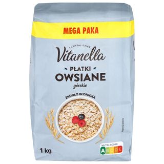 Vitanella Płatki owsiane górskie 1 kg