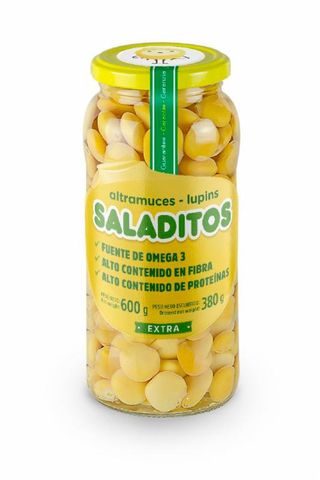 Altramuces Saladitos Tarro Cristal 380G