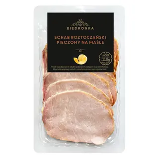 Biedronka Premium Schab Roztoczański pieczony na maśle 100 g