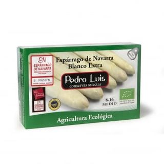 Espárrago Blanco Extra De Navarra Ecológico 8/16 Medio Pedro Luis 250 G.