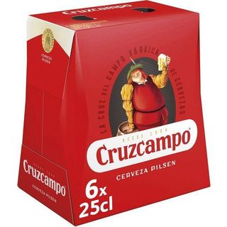 Cerveza Cruzcampo, Pack 6X25 Cl (153304)