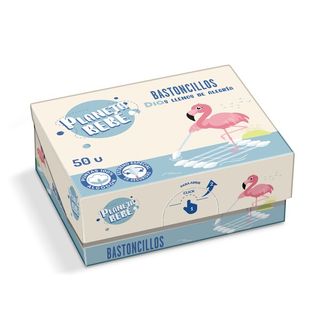 Bastoncillo de Papel Dia Planeta Bebe Caja 50 Uds.