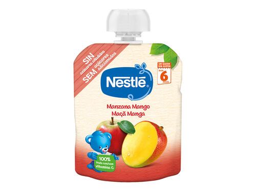 PACOTINHO FRUTA NESTLÉ:MAÇÃ/MANGA 90G