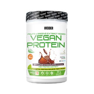 Proteina Vegetal Chocolate Weider Polvo 540 G