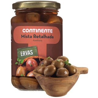 Azeitona Mista Retalhada Continente (emb. 210 gr)