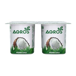 Iogurte Aroma Coco Agros (emb. 480 gr (4 un))