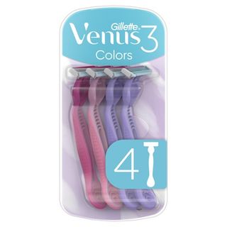 Gillette Venus 3 Maszynki do golenia Colors, 4 szt.