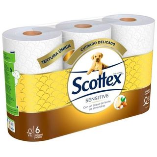 Papel Higiénico Scottex Sensitive 6 Rollos