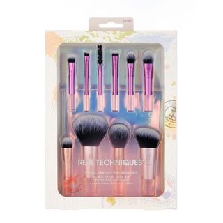 Set 10 Mini Brochas + Neceser Travel Fantasy Mini Brush - Real Techniques - Multicolor 79625042856