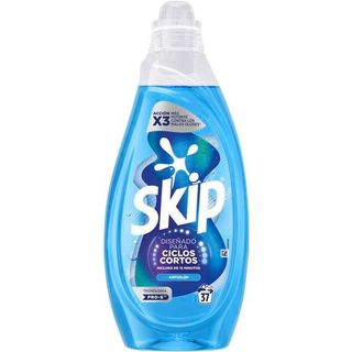 Detergente líquido ciclos cortos antiolor SKIP, botella 37 dosis (26734848)