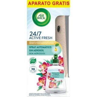 Air Wick Active Fresh Spray Automatico Eucalipto y Fresia Aparato Gratis y Recambio (305256)