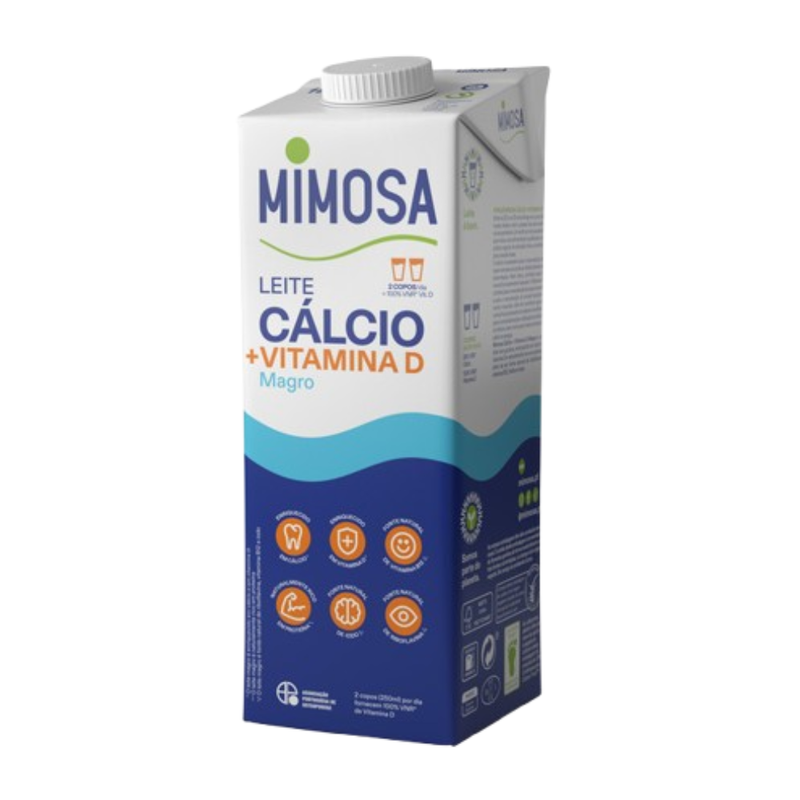 Mimosa Leite UHT Magro com Cálcio 1L