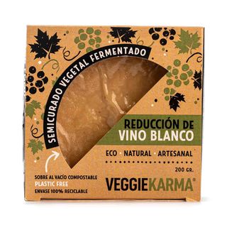 Queso Vegano Semicurado Reducción al Vino Blanco 200g Veggie Karma