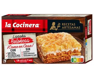 Lasaña Boloñesa Cocinera 500 G