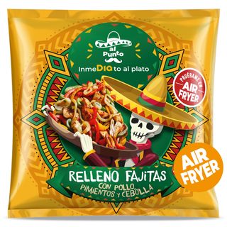Relleno Para Fajitas Con Pollo, Pimientos Y Cebolla Dia Al Punto Bolsa 300 G