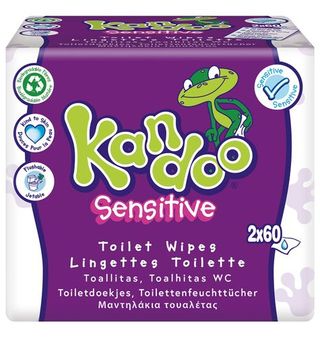 Toallitas Wc Kandoo Sensitive 120 Uds.