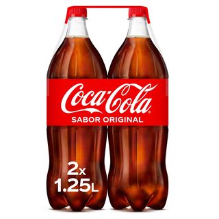 Refresco Cola Coca Cola 2 X 1.25 L