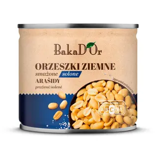 BakaD'Or Orzeszki ziemne smażone solne w puszce 200 g