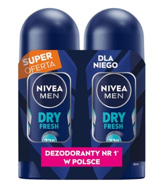 Nivea Deo Roll-on Dry Fresh Duopack 2x50ml