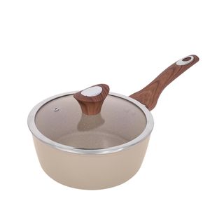 Casseruola 20 cm taupe - Kolors un manico con coperchio