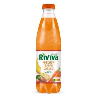 Riviva Nektar marchew banan jabłko, 1 L
