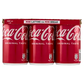 Coca-Cola Original Minican 6 X 150 Ml