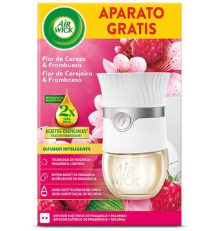 Air Wick Ambientador Eléctrico Cereza y Frambuesa Aparato Gratis y Recambio