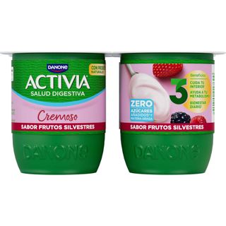 Iogurte Bifidus Cremoso Magro Frutos Silvestres Activia (emb. 480 gr (4 un))