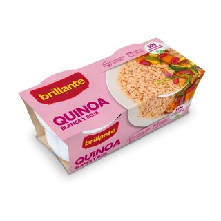 BRILLANTE Quinoa Blanca Y Roja Vasitos, Pk-2