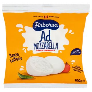 Arborea Ad Mozzarella ad Alta Digeribilità Senza Lattosio 100 g