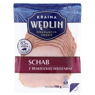 Kraina Wędlin Schab z beskidzkiej wędzarni 150 g