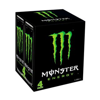 MONSTER Bebida Energética Green Lata, Pk-4