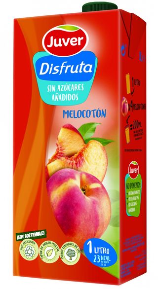Bebida De Zumo De Melocoton Disfruta Brik 1 L