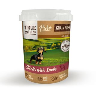 True Origins Pure Barritas Grain Free De Cordero Para Perros 0.3Kg