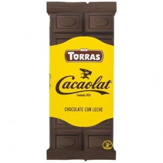 Chocolate Con Leche Torras Cacaolat Sin Gluten 75 G.