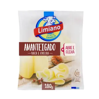 Queijo de Mistura sem Lactose Amanteigado Fatiado Limiano (emb. 180 gr)