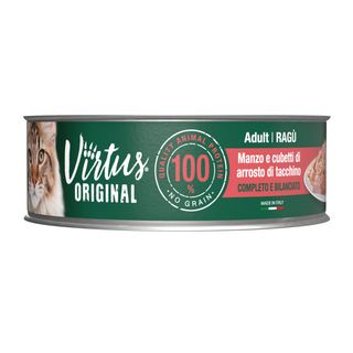 Virtus cat ragu gr.85 manzo arrosto