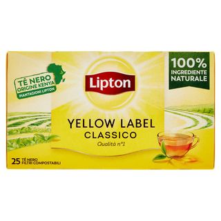 Lipton Yellow Label Classico 25 Filtri 37,5 g - 8720608008179