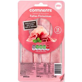 Fiambre da Perna Extra Fatias Finíssimas Continente (emb. 200 gr)