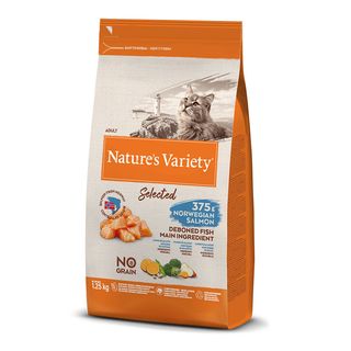 Nature'S Variety Selected Adult Salmón Noruego Pienso Para Gatos 7Kg