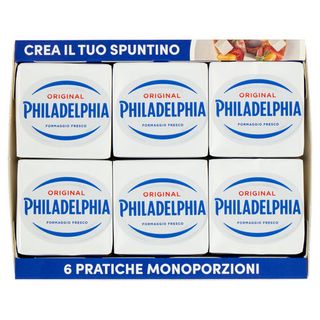 Philadelphia Original Formaggio Fresco Spalmabile - 6 x 25g - 8001590969267