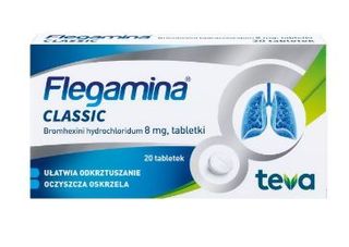 Flegamina Classic 8 mg 20 tabletek