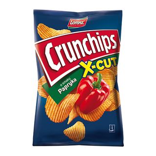 Chipsy Crunchips X-CUT Papryka 140 g